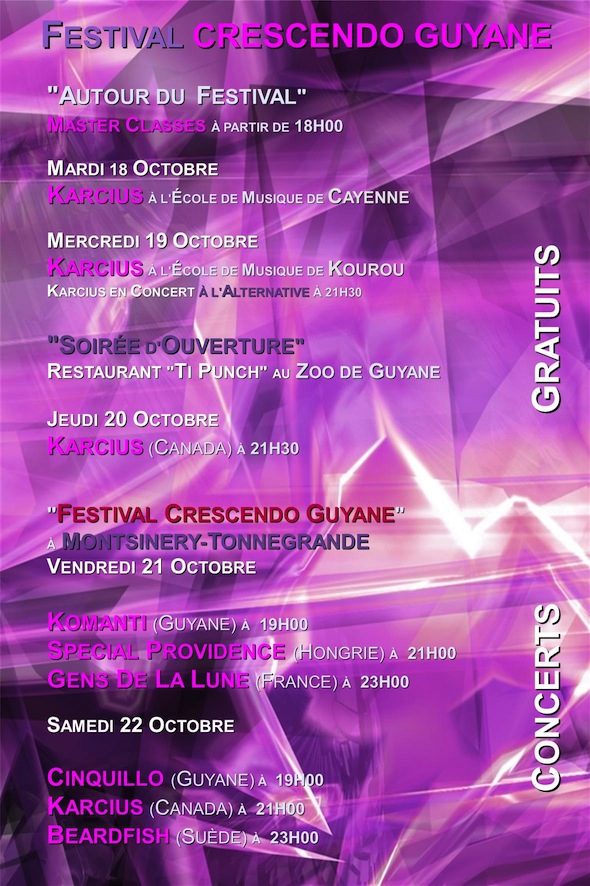 Affiche du festival